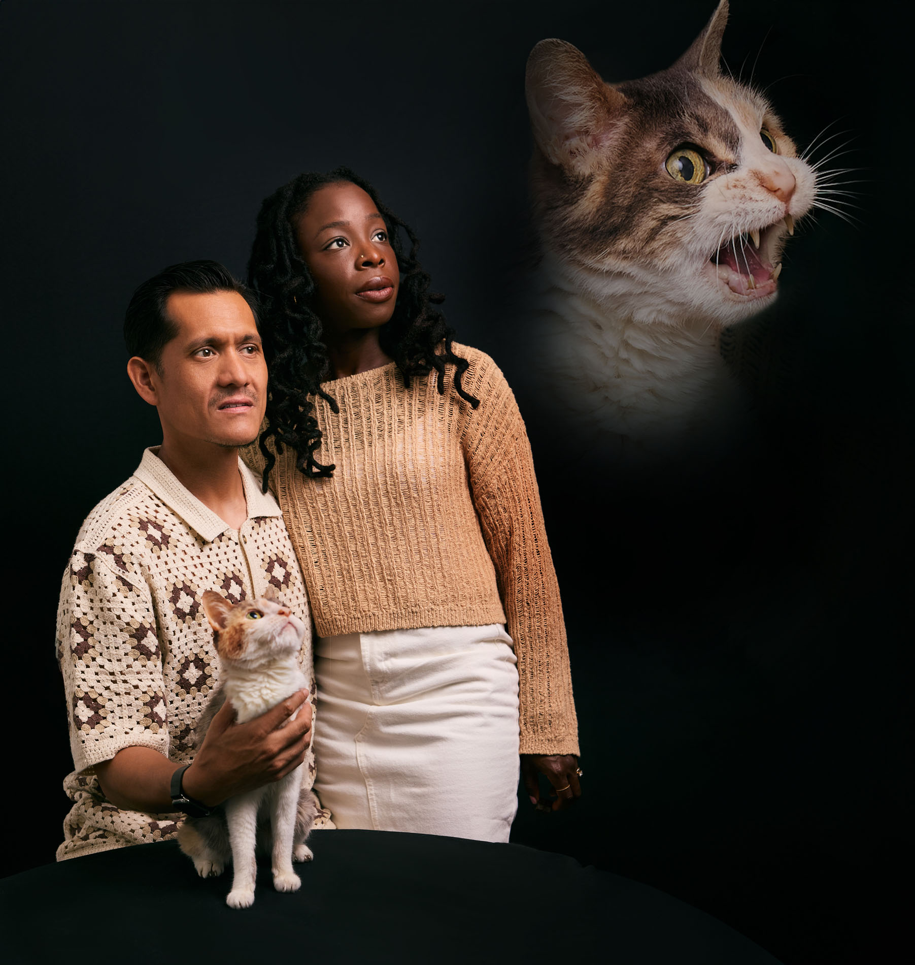 Funny Family Photo Studio Picture