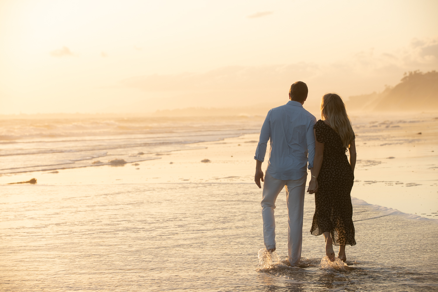 Couples portrait on the beach