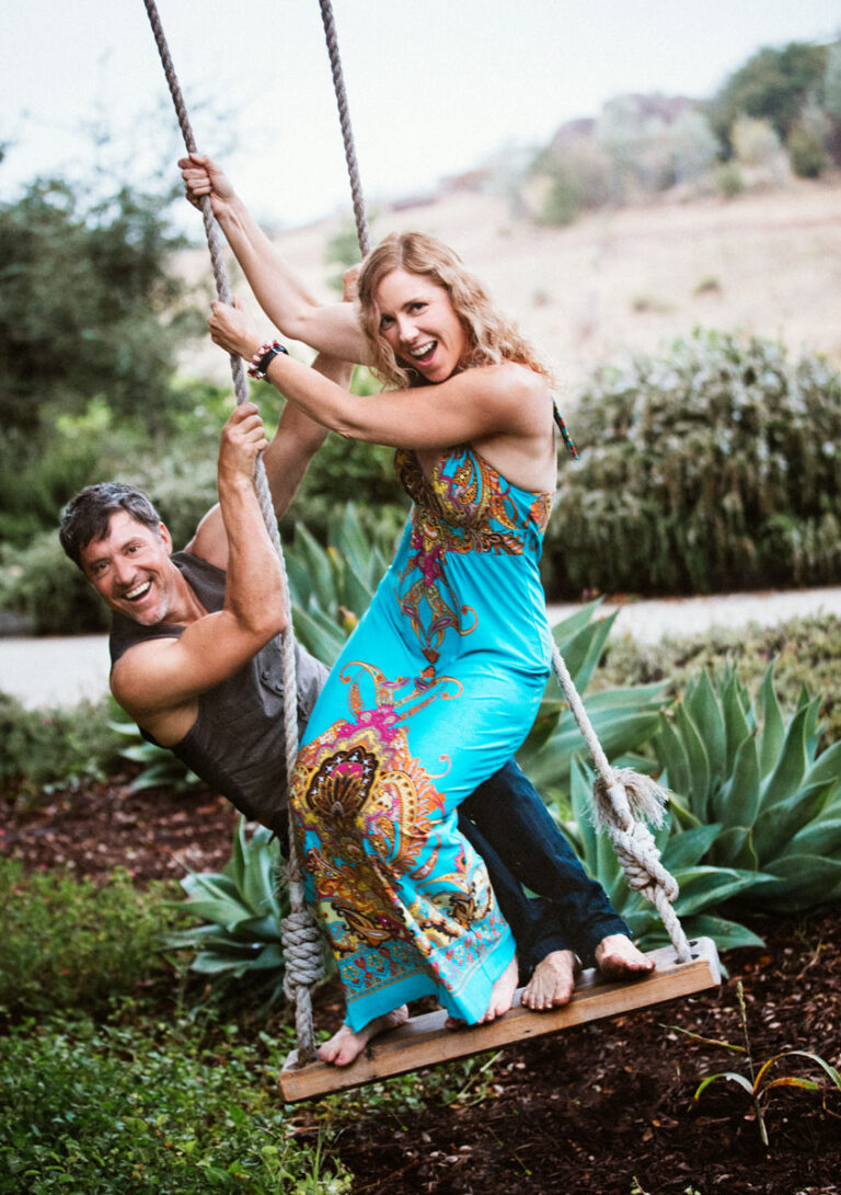 couple swinging